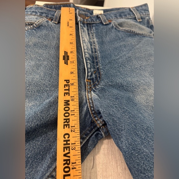 Levi’s 90s Orange Tab 550 Relaxed Fit Jeans Med Wash Cotton Made in USA 34x30 - Picture 6 of 9